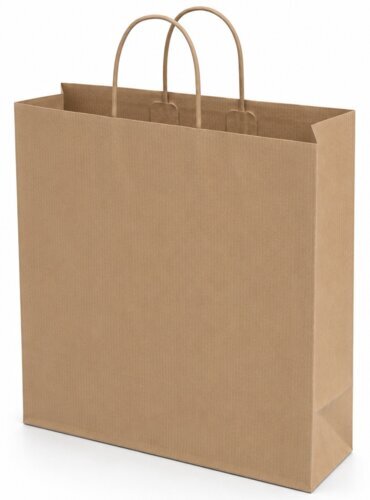 PREMIUM - Brązowy prążkowany papier