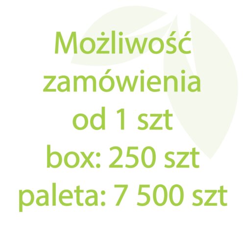 Biała torba papierowa z płaskim uchwytem